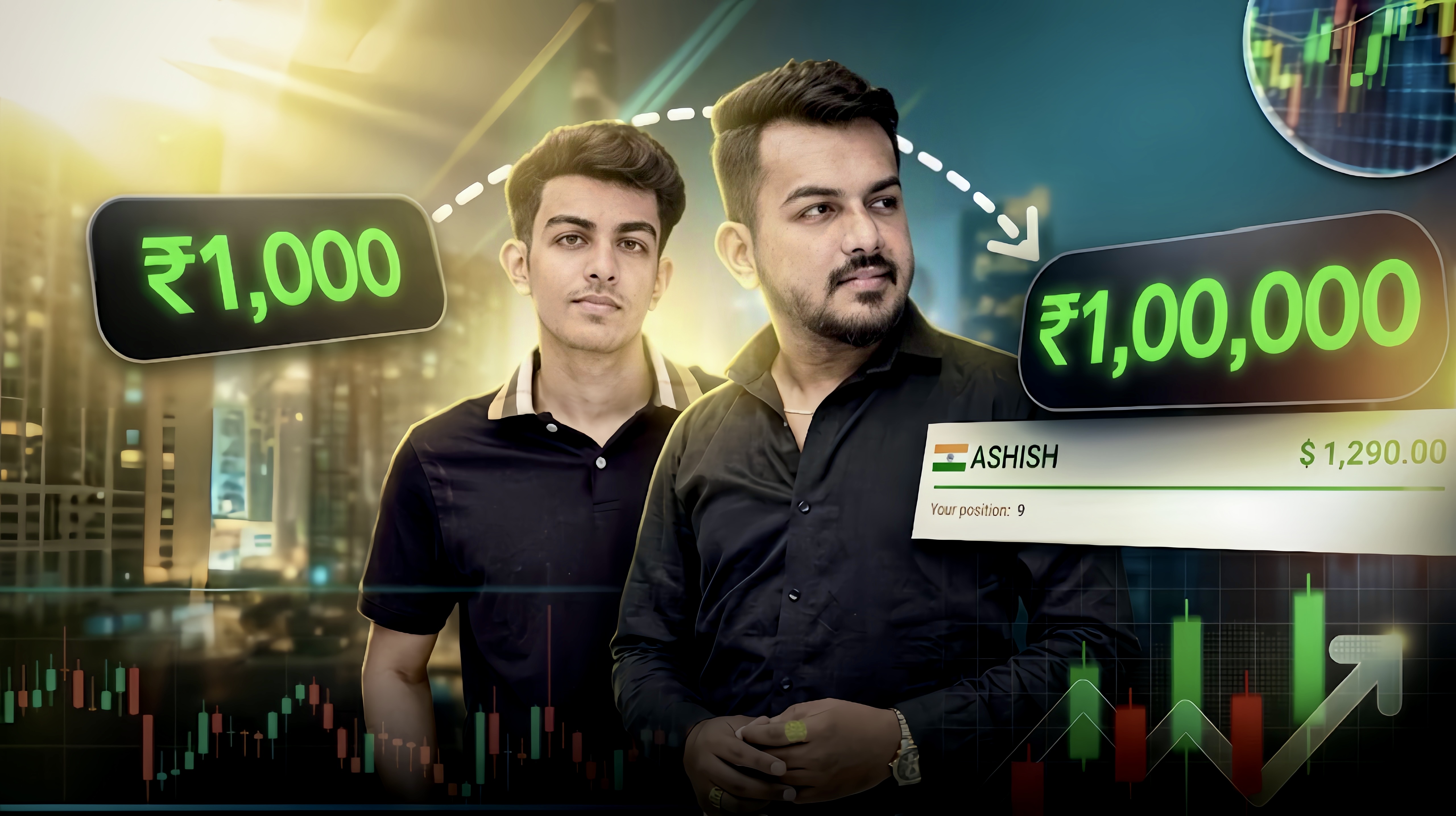 1k to 100k Growth Banner